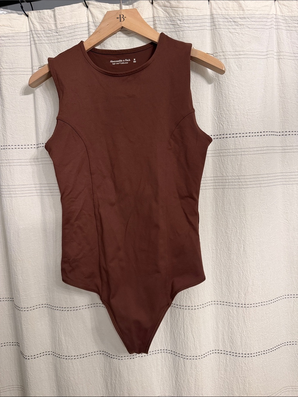 Abercrombie & Fitch Brown high Neck Sleeveless Bodysuit